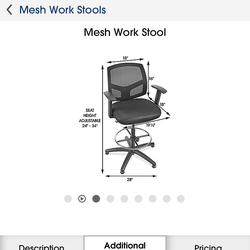 Tall Work Chair
