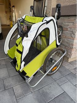 Aosom 2 in 1 Kids Bike Trailer and Stroller/Runner