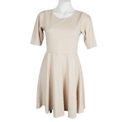 Miss 2 Day Beige Knit Dress Size Large