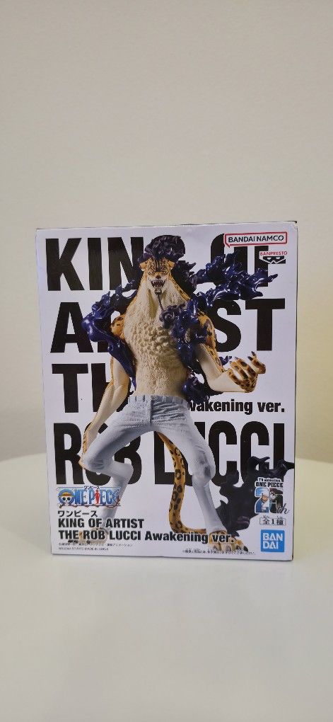 One Piece KING OF ARTIST THE ROB LUCCI Awakening ver Figure New