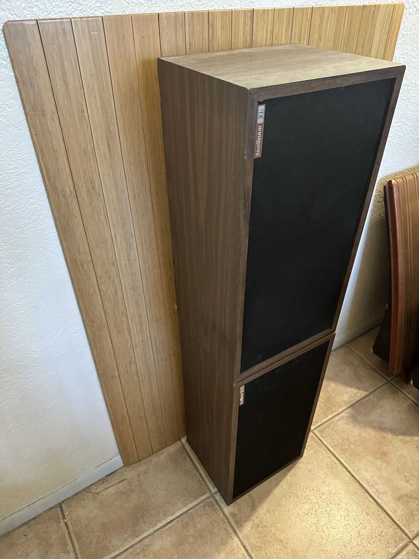 Rectilinear Speakers Vintage Rare