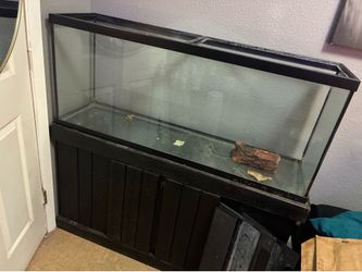 Fish tank with led light