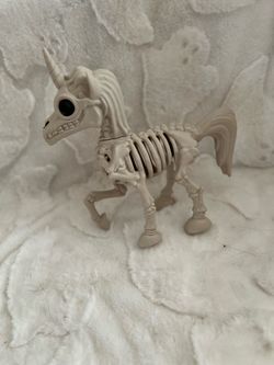 Skeleton Unicorn Toy Figure Halloween