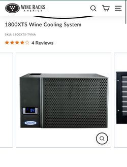 Cellar Pro 1800 XTS wine cooling system