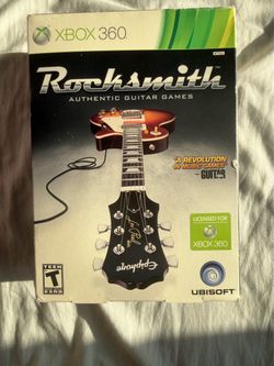Rocksmith Authentic Guitar Games Xbox 360