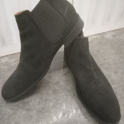 Brand New. No box. H&M Chelsea Men's Black Suede Slip-On Boots