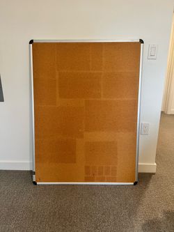 Large Cork Board / Pin Board for Office, Home, Classroom - 3 × 4 ft