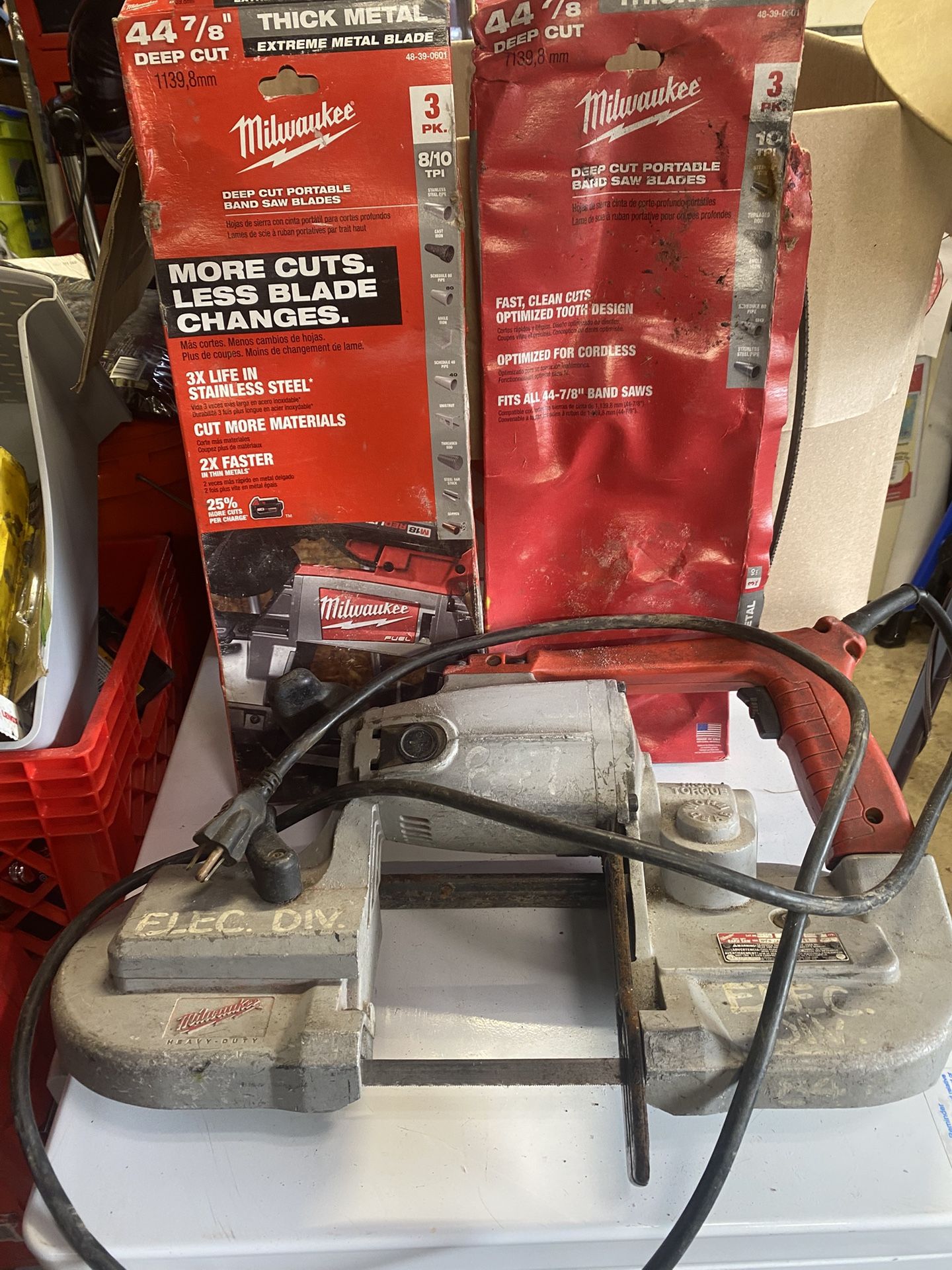 Milwaukee Bandsaw And Blades