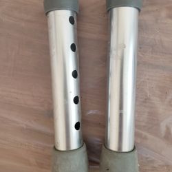 Adjustable Cane/Walker Legs And Rubber Caps