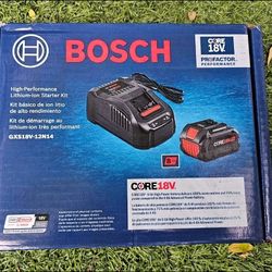 Bosch 18v Battery 8.0 And Charger 