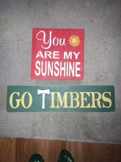 Portland Timbers Hand Painted Decorative Wood Signs