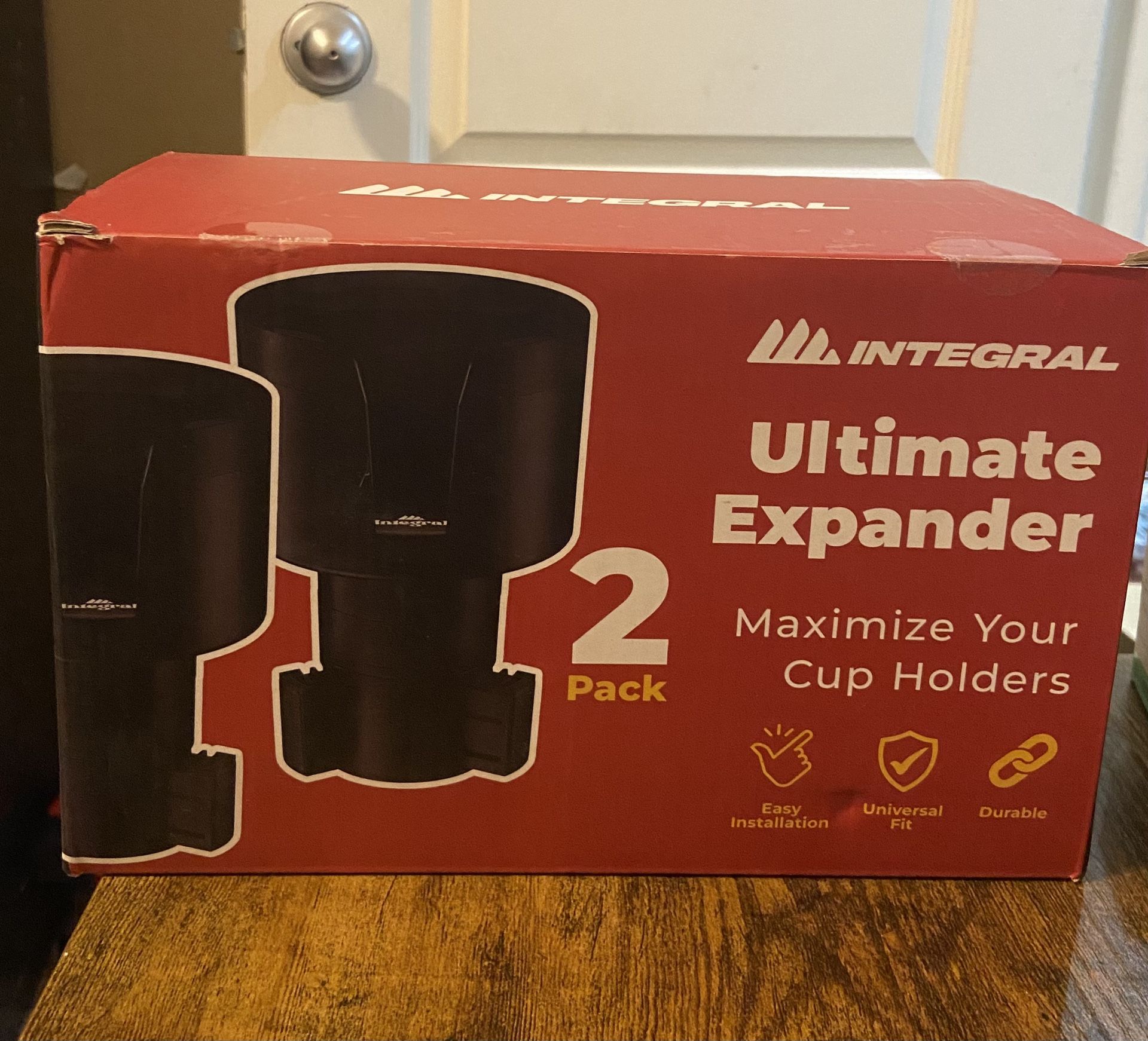 Integral Ultimate Expander Car Cup Holder 2 Pack