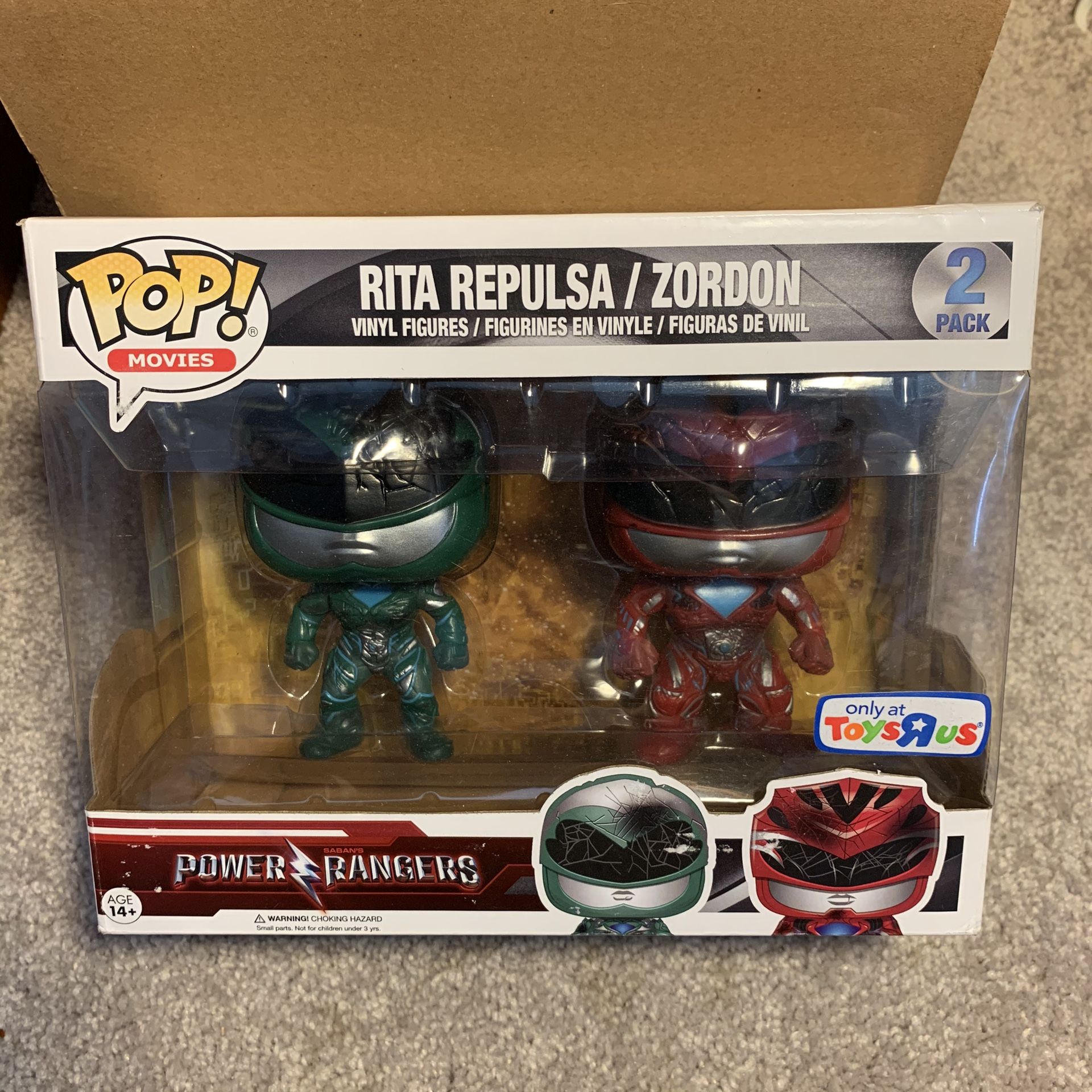 Funko pop power ranger 2 pack Rita repulsas zordon ToysRus exclusive