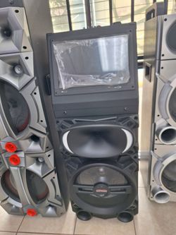 Large Portable Party Speaker with Display Screen