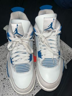 Military blue jordan 4s