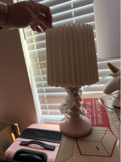 Small pink lamp