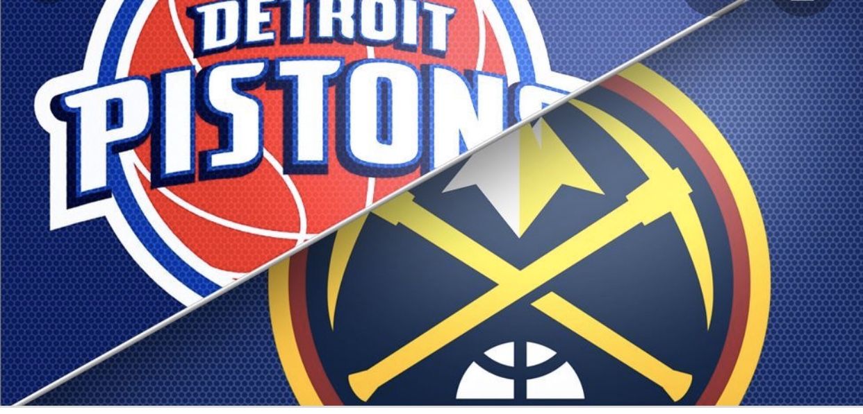 4 tickets Pistons at Nuggets