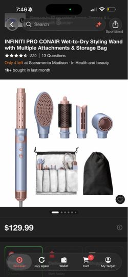 Infinity con air dryer set