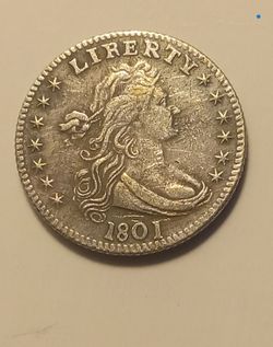 1801 Draped Bust Dime Coin Contemporary Restrike Token