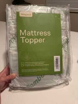 Twin bamboo mattress topper