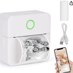 DEOYUEND Pocket Printer, Mini Thermal Printer,Inkless 