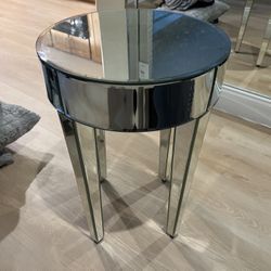 Mirrored Side Table