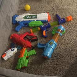 Water gun, Nerf Gun, And Others 