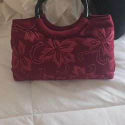 Forever Burgundy/RED Clutch Snap Close