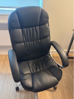 Homall High Back Executive Office Chair (Black PU Leather) - Great Condition⁠