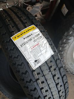 New set of tires 225 75 15 st 10ply