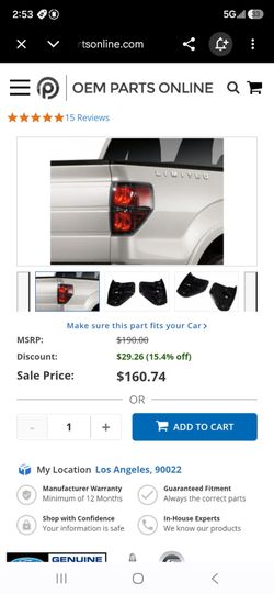 09- 14 F-150 Back Brake Lights