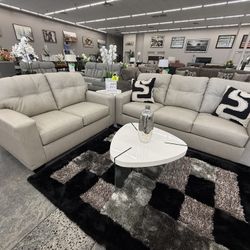 2 PC SOFA AND LOVESEAT 
