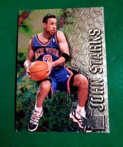 New York Knicks: John Starks: FLEER (Brand) NBA Basketball Card