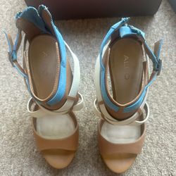 ALDO Women’s Multicolor Platform Heels – Size 39