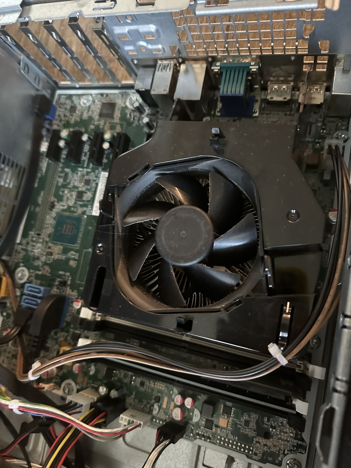 Heat Sink With CPU