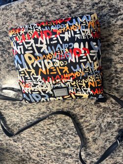 Calvin Klein Graffiti Print Crossbody Bag