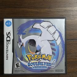 Pokémon Soul Silver CIB Authentic 