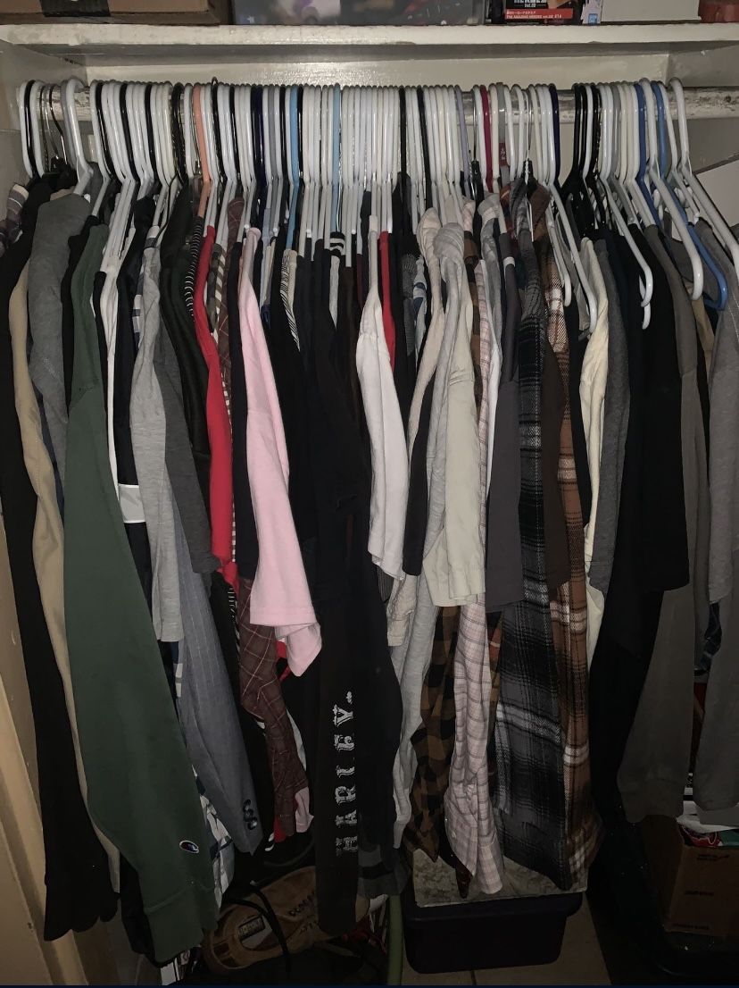 Many Available Mens Clothing Need Gone Now