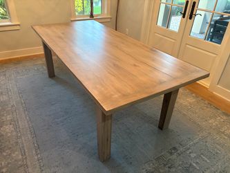 White Oak Dining Room Table