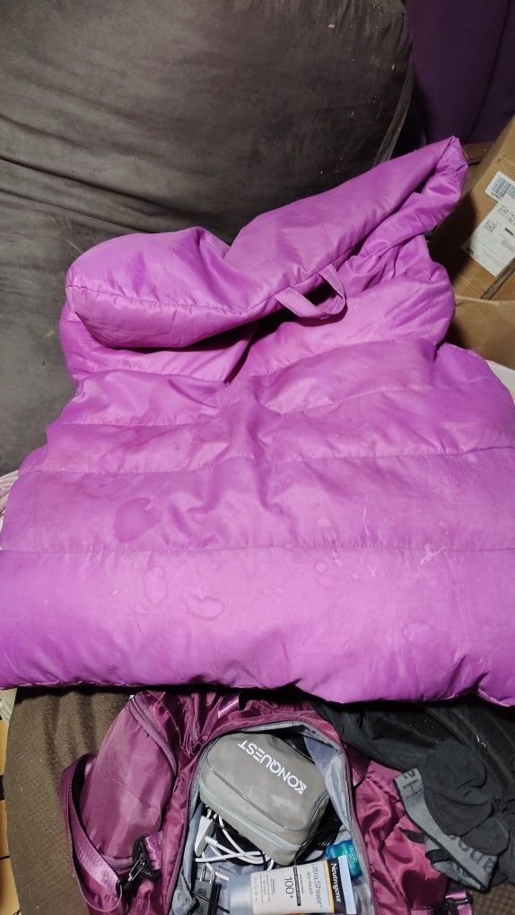 Purple Bean Bag Futon Thingie