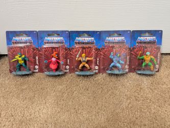 5 Masters of the Universe Mini Figures