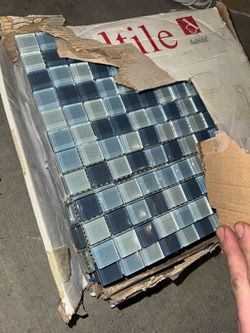 Datile Mosaic Glass 1x1 Tile Sheets 10 Sq. Ft. READ DESCRIPTION