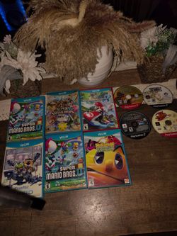 6 Wii u games & 4 PS2 games