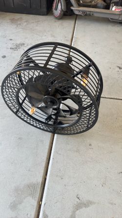 Roof fan  with light
