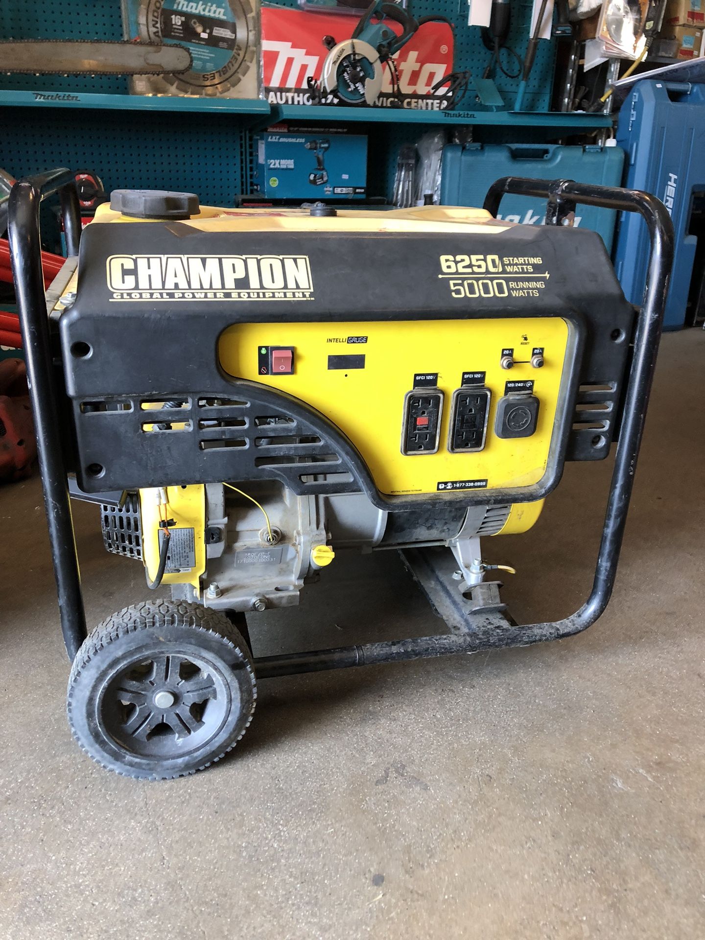 6250 watts CHAMPION Generator
