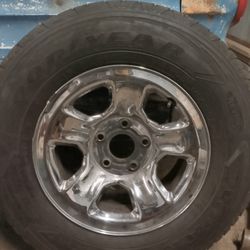 Dodge Ram Rims And Tires ..All Included $220 Or Best Offer 
