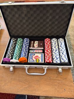Poker Set with Aluminum Carrying Case