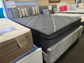 Brand new 14" thick medium soft innerspring full size pillowtop mattress