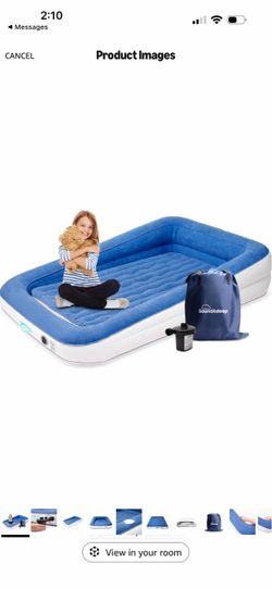 SoundAsleep Kids Inflatable Air Mattress with Pump