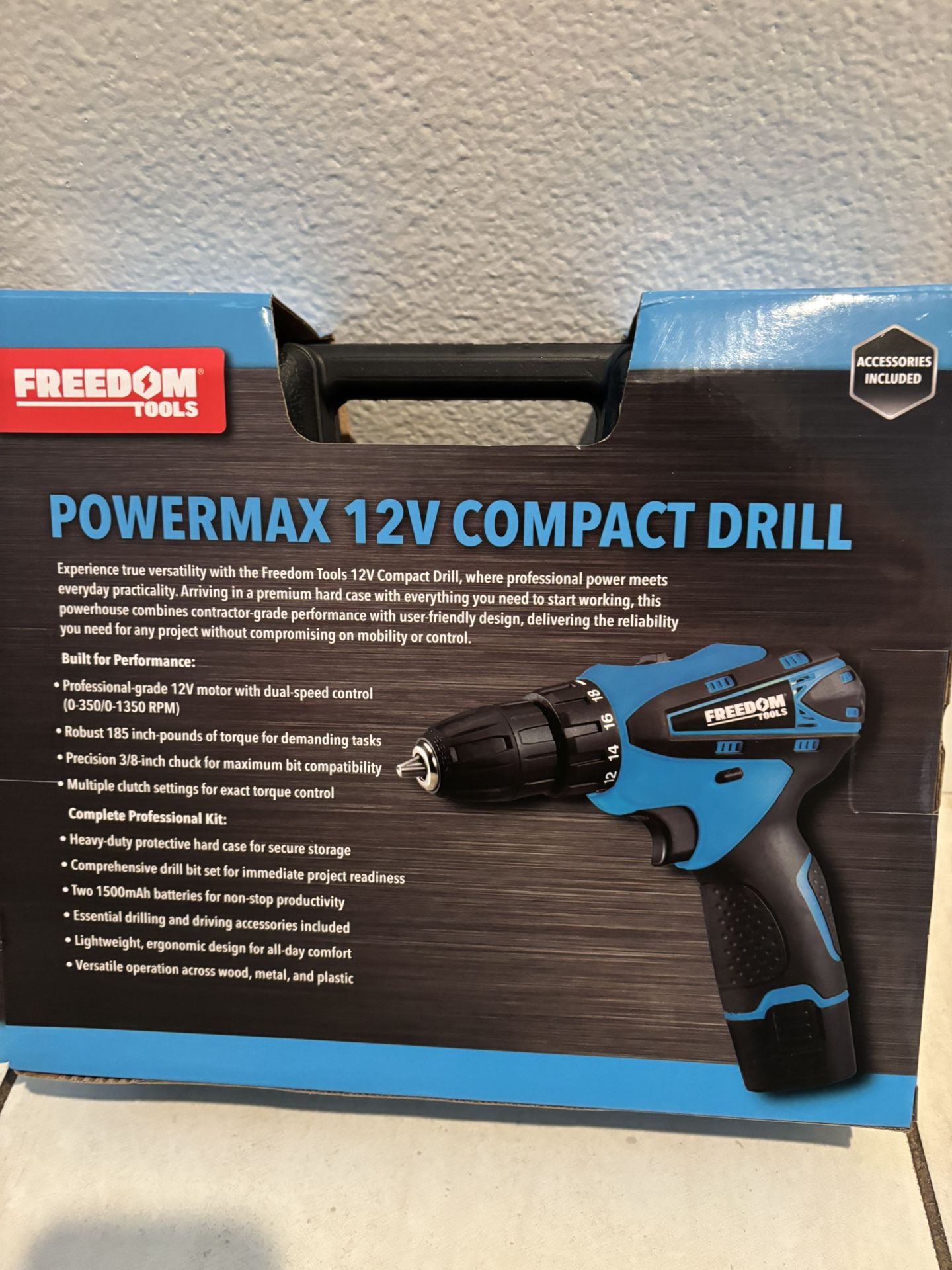 Freedom Tools-PowerMax 12V Compact Drill